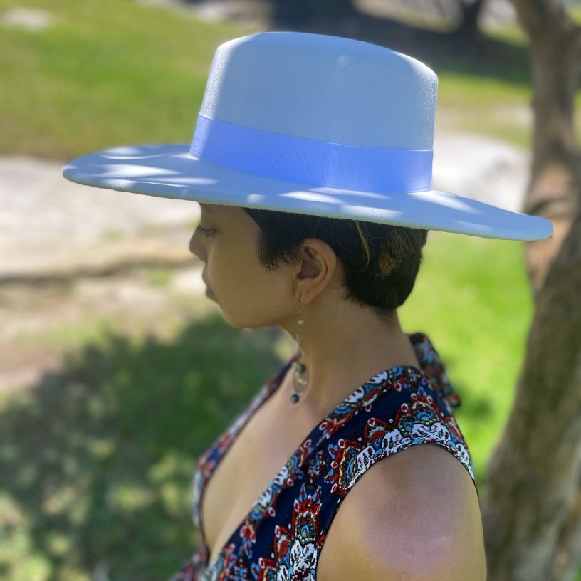 Wide Brim Fedora Wool Boater Hat