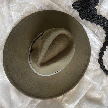 TEGAN: Vegan Wide Brim Fedora in 5 Colours