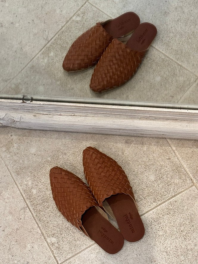 KYND2024: Vegan Leather Mules Tan