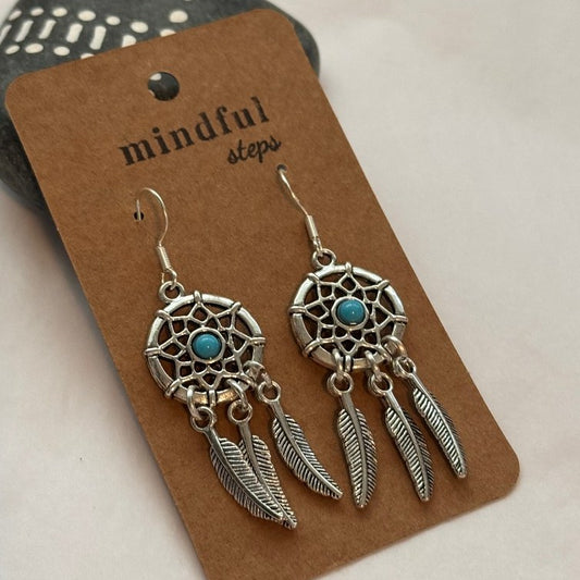 DREAMCATCHER: Earrings Silver