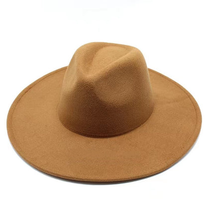 TEGAN: Vegan Wide Brim Fedora in 5 Colours